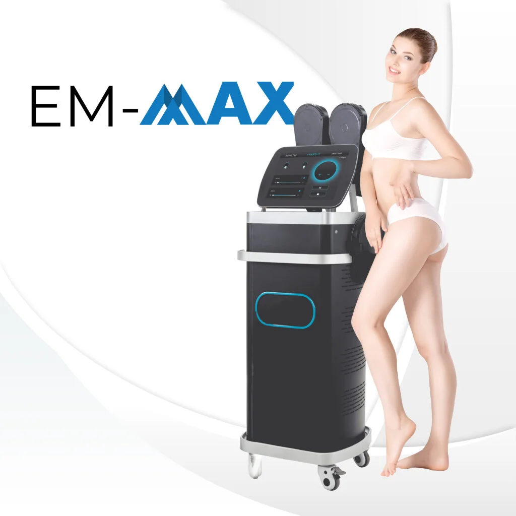 NewBody - Club de Antienvejecimiento / Maquinas de ultima tecnología para esculpir tu cuerpo / EM-MAX / newbodycol.com.co